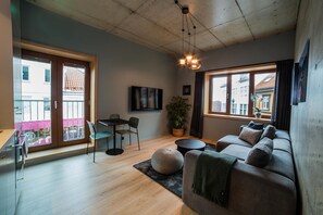 Apartment, 1 Bedroom | Living area