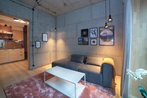 Apartment, 1 Bedroom | Living area