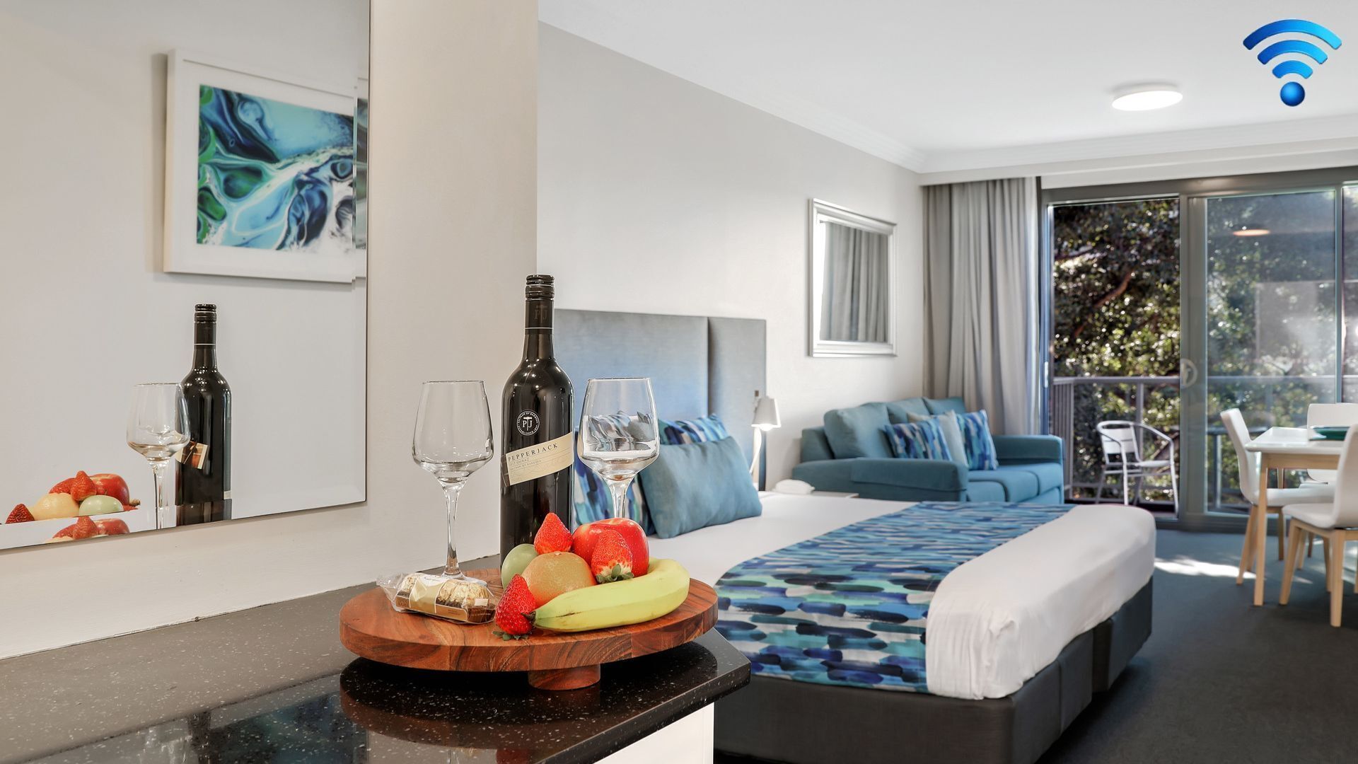 1 bedroom, WiFi, bed sheets