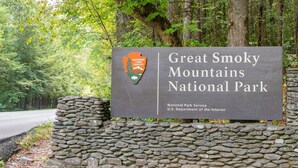 Segnale per il Parco Nazionale delle Great Smoky Mountains.