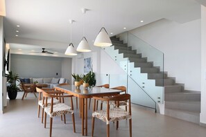 Dining - Rozites Luxury Beachfront Villa, By Hellocrete (Agia Foteini)