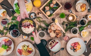 Frokostbuffé er inkludert hver dag