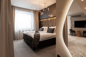 Lapland Suite, Sauna | Premium bedding, in-room safe, individually decorated - Lapland Hotels Arena (Tampere)