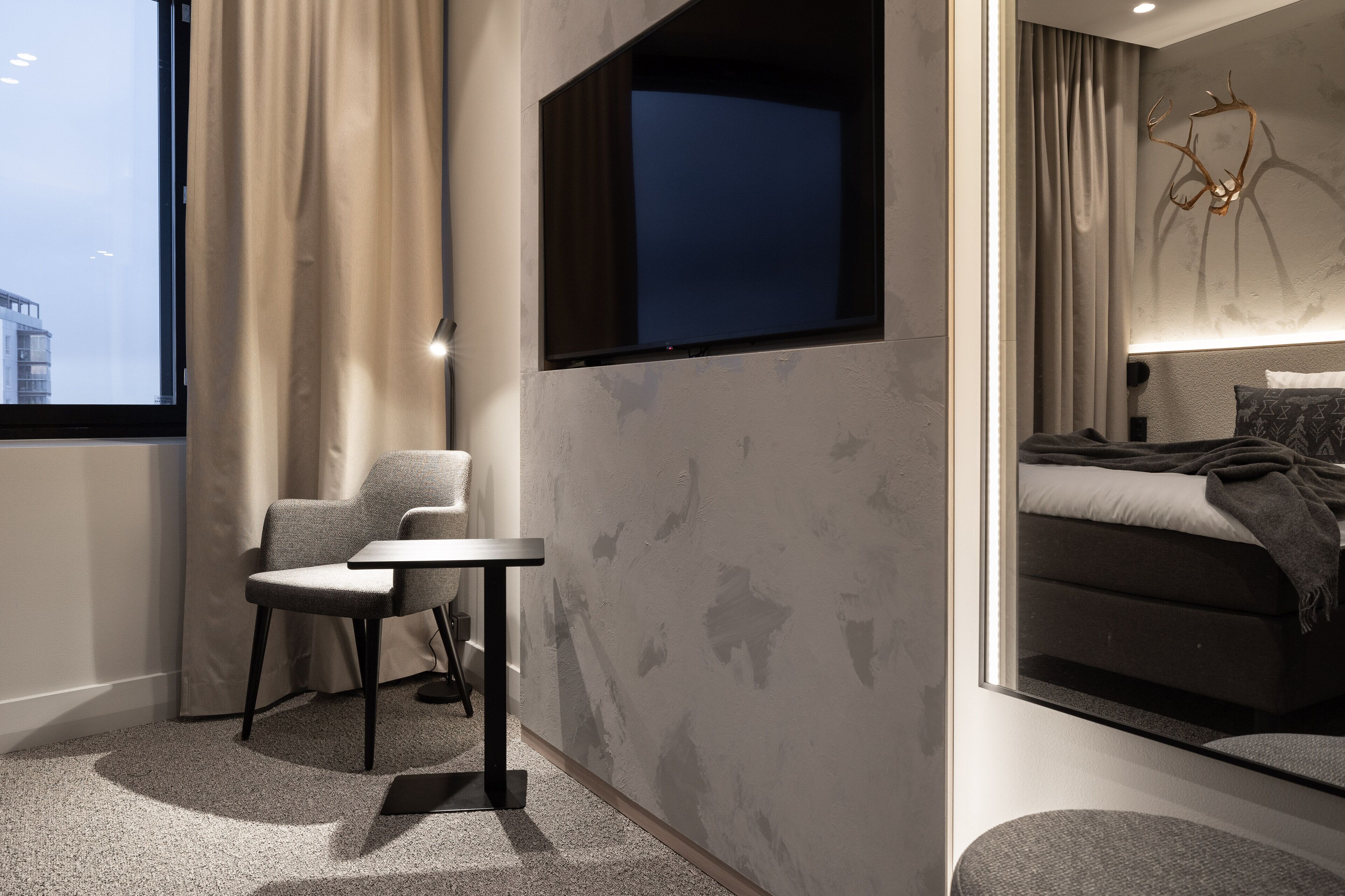 misty comfort single | 1 bedroom, premium bedding, in-room safe, individually decorated