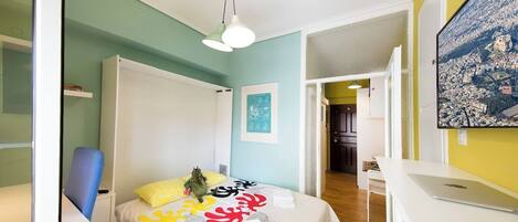 1 bedroom, iron/ironing board