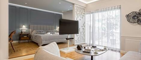 1 غرفة نوم ومكواة/لوح كي