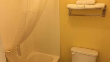 Hair dryer, towels