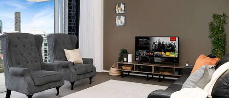 TV, Netflix, books, streaming services