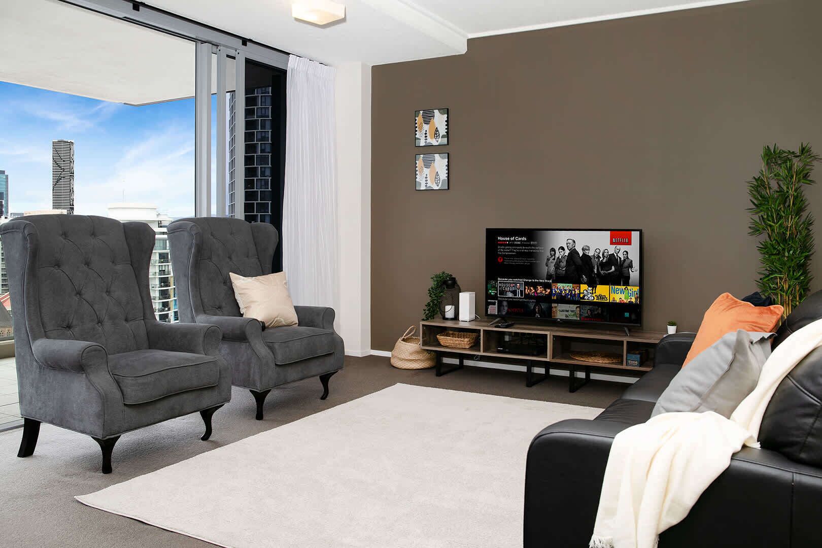 TV, Netflix, streaming services, offices