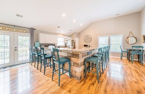 Fridge, microwave, oven, stovetop - Gone With The Wind | Private Pool & Hot Tub | Easy Beach Walk | Quiet Street (Duck)