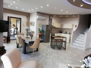Apartment, Multiple Beds | 4 bedrooms, soundproofing, iron/ironing board, travel crib - Endless Blue/luxury Apartment (Kavala)