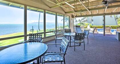 Oceanfront, AC!, king bed, kayaks, pickleball, and beach stuff all included!