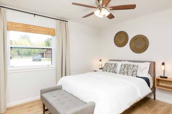 3 bedrooms, iron/ironing board, travel cot, free WiFi