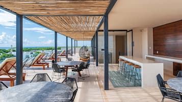 Terrasse sur le toit
