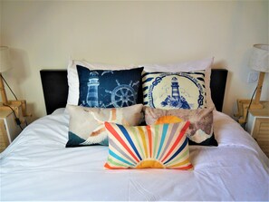 1 bedroom, desk, iron/ironing board, travel cot