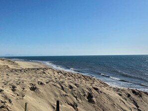 On the beach
