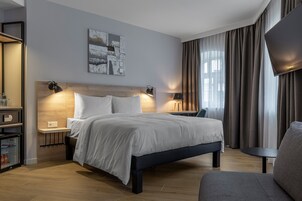 Deluxe Double Room | Premium bedding, in-room safe, blackout drapes, soundproofing