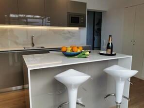 Fridge, microwave, oven, stovetop - Nice renovated house one step from the beach  (Port de Pollença)