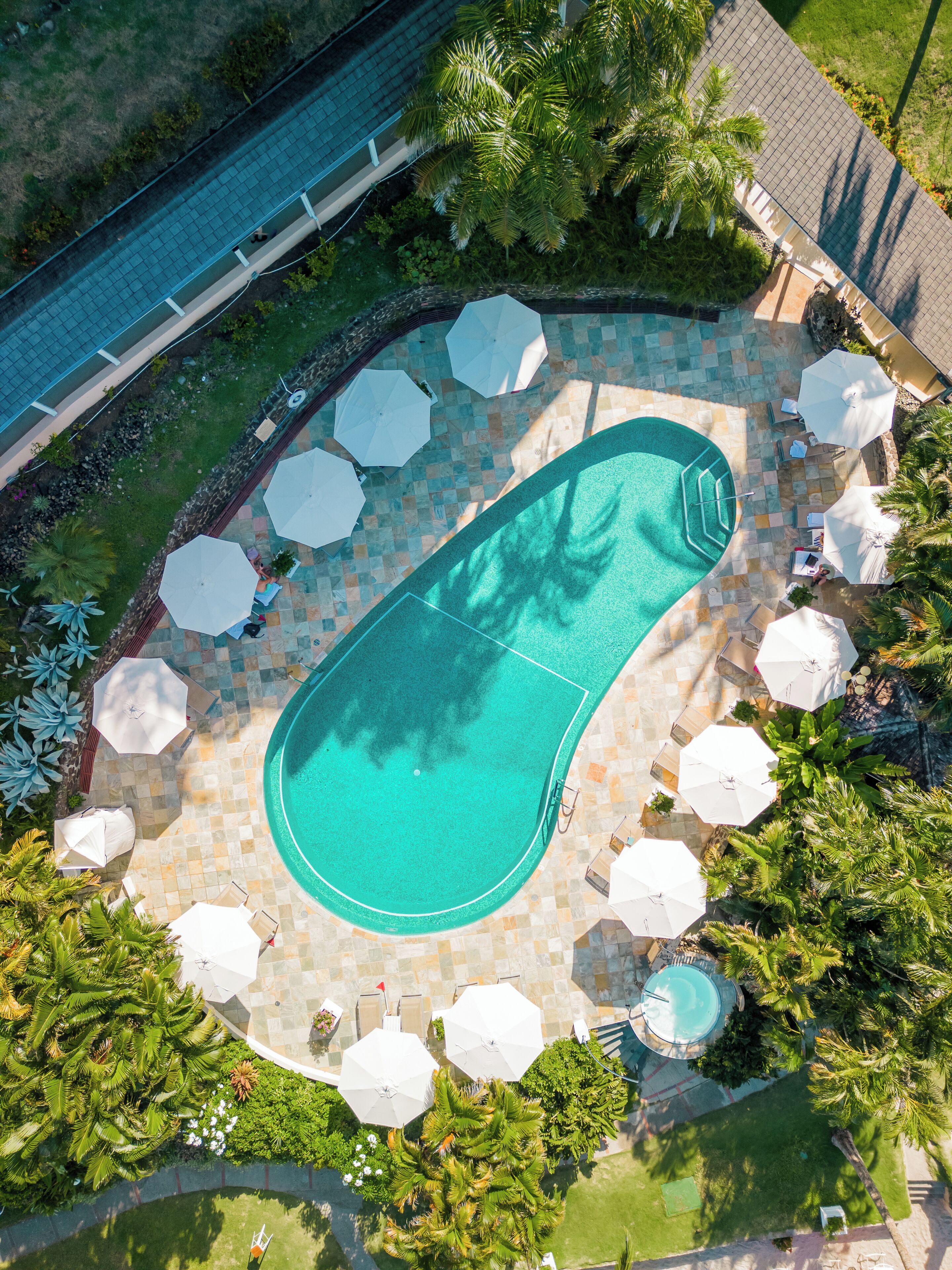 2 udendørs pools
