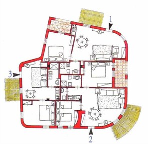 مخطط تصميم الطابق