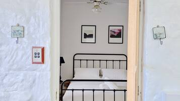 1 bedroom, iron/ironing board, bed sheets