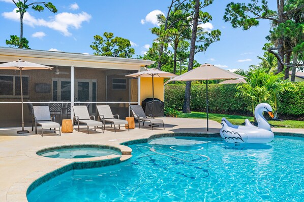 Alberca al aire libre 