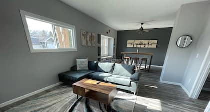 Hang out at The Hangar! Newly remodeled, beautiful home, fully furnished.
