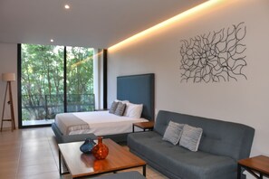 Luxury Loft, Balcony, Park View | In-room safe, individually decorated, individually furnished, desk - Kaab At The Park by The Spot Rentals (Playa del Carmen)