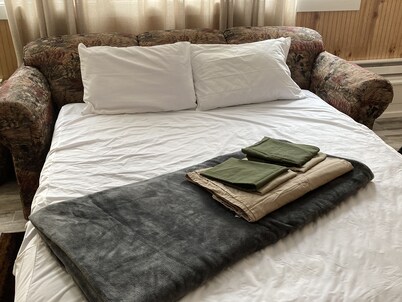 Cabin on the Eagle River Chain! Boat dock slip! Kayaks! Firewood for bonfires!