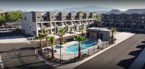 Experience the hotel's contemporary design and scenic views of the surrounding mountains.