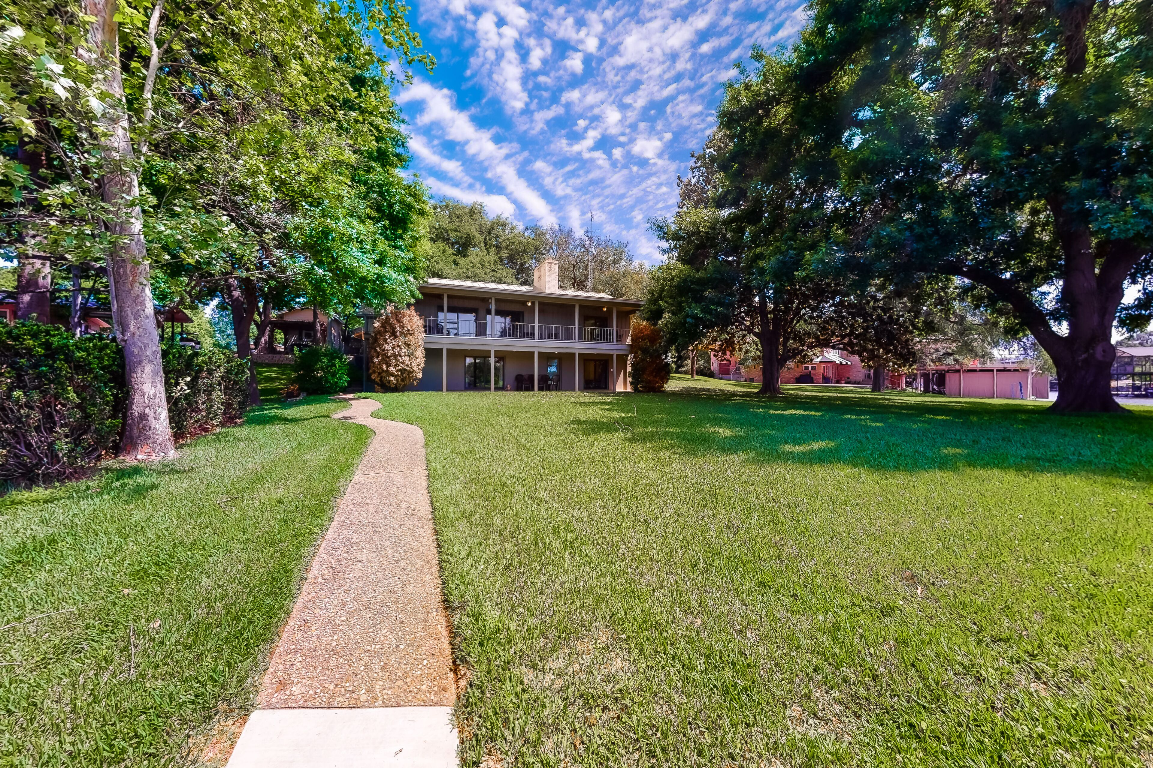 Waterfront Home on Lake LBJ w/ Dock, Water Views, AC, WiFi & Washer/Dryer