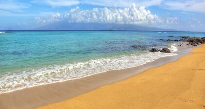 Corner ocean-view condo with patio, full kitchen & pool