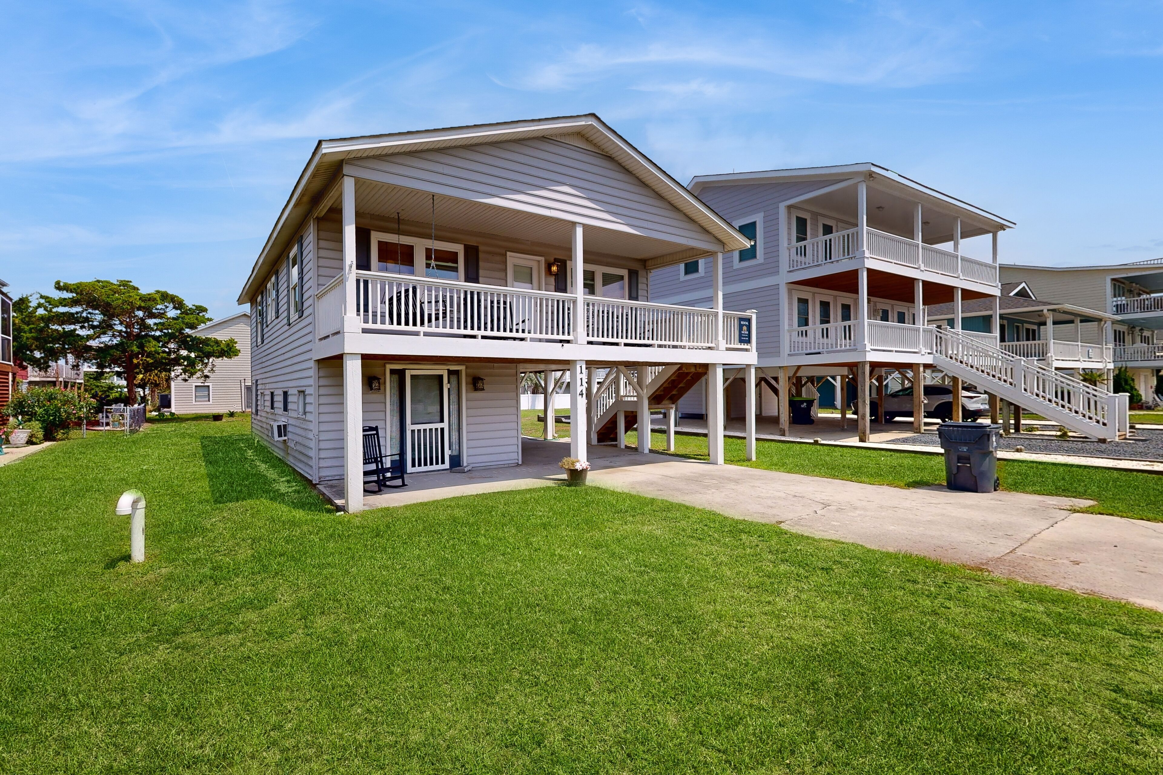 Dog-Friendly House Just Steps From Beach w/Free WiFi, Central AC, W/D, Patio