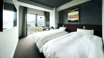 Blackout curtains, iron/ironing board, free WiFi, bed sheets