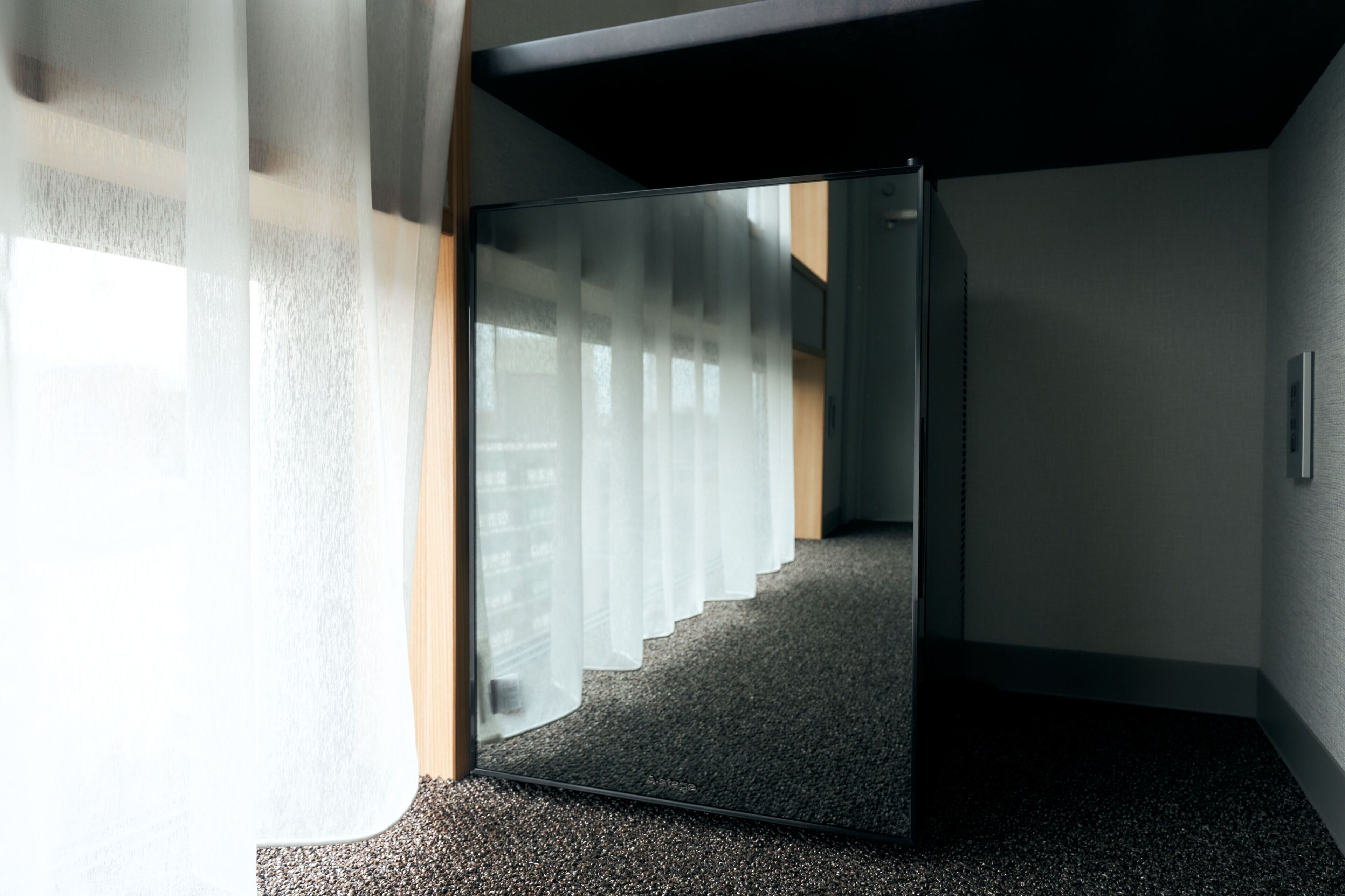Photo - Rakuten STAY Kyoto Station Twin Room with ceiling projector