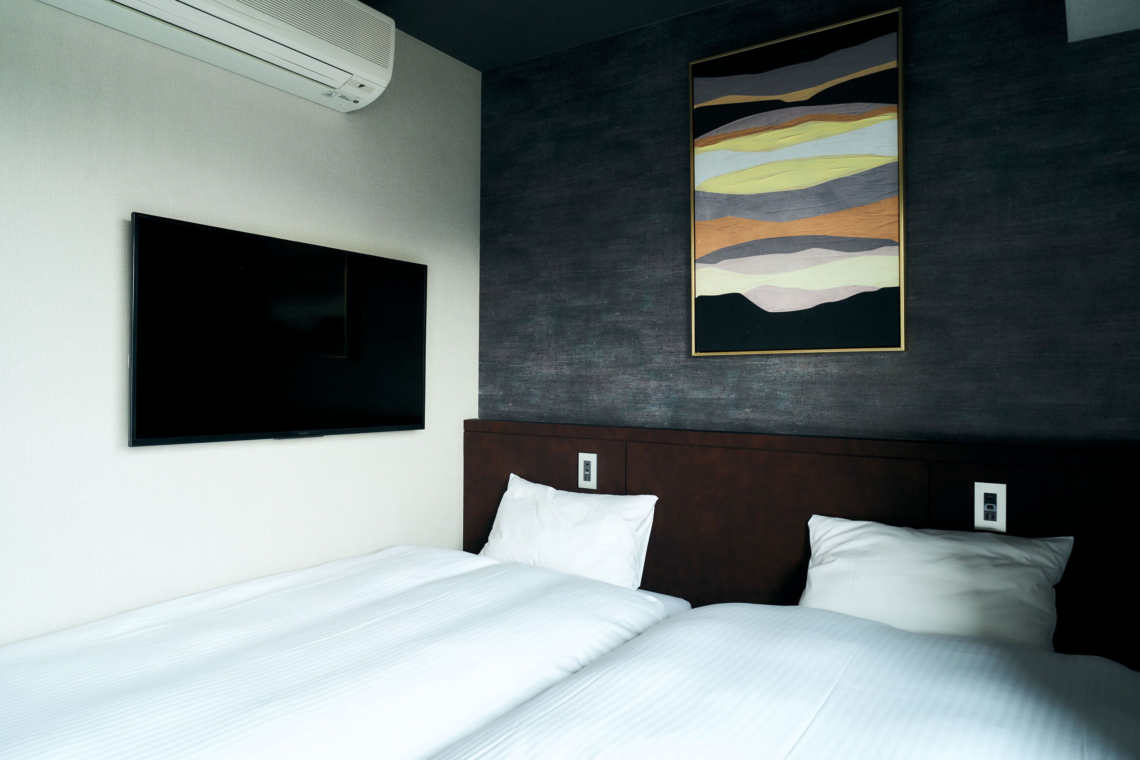 Foto - Rakuten STAY Kyoto Station Twin Room with ceiling projector