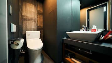 Standard Twin Room, Non Smoking | Bathroom | Hair dryer, slippers, electronic bidet, soap