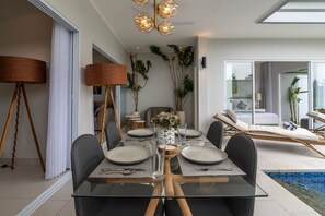 In-room dining - Villa Shiva (Sukasada)