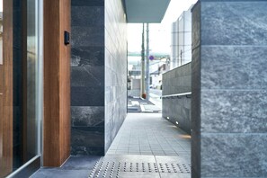 Façade de l’hébergement