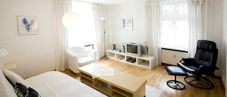 1 Schlafzimmer, Bügeleisen/Bügelbrett, kostenloses WLAN, Bettwäsche