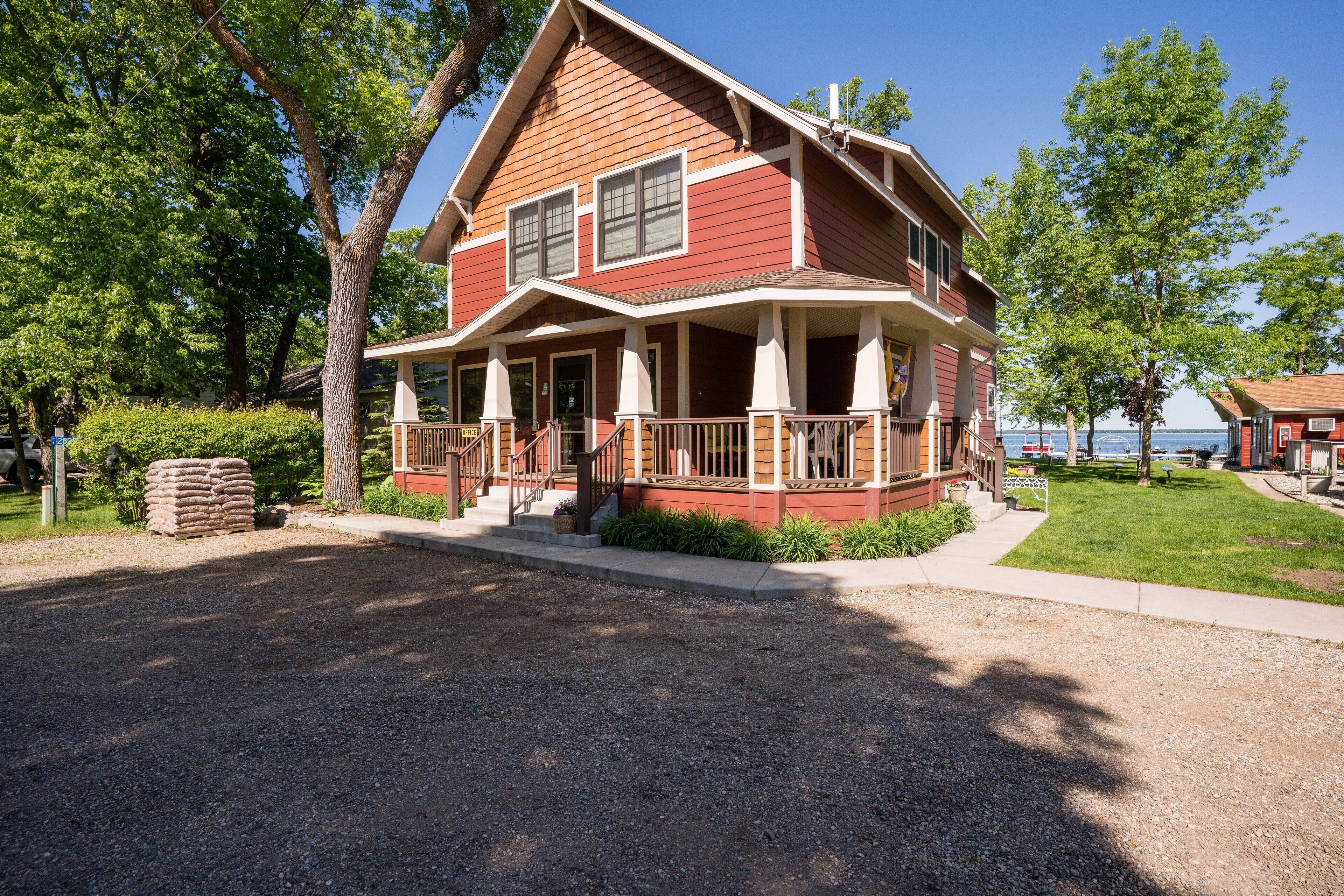 Resort Living  on the 175ft of Sandy Beach on Ottertail Lake, MN. 