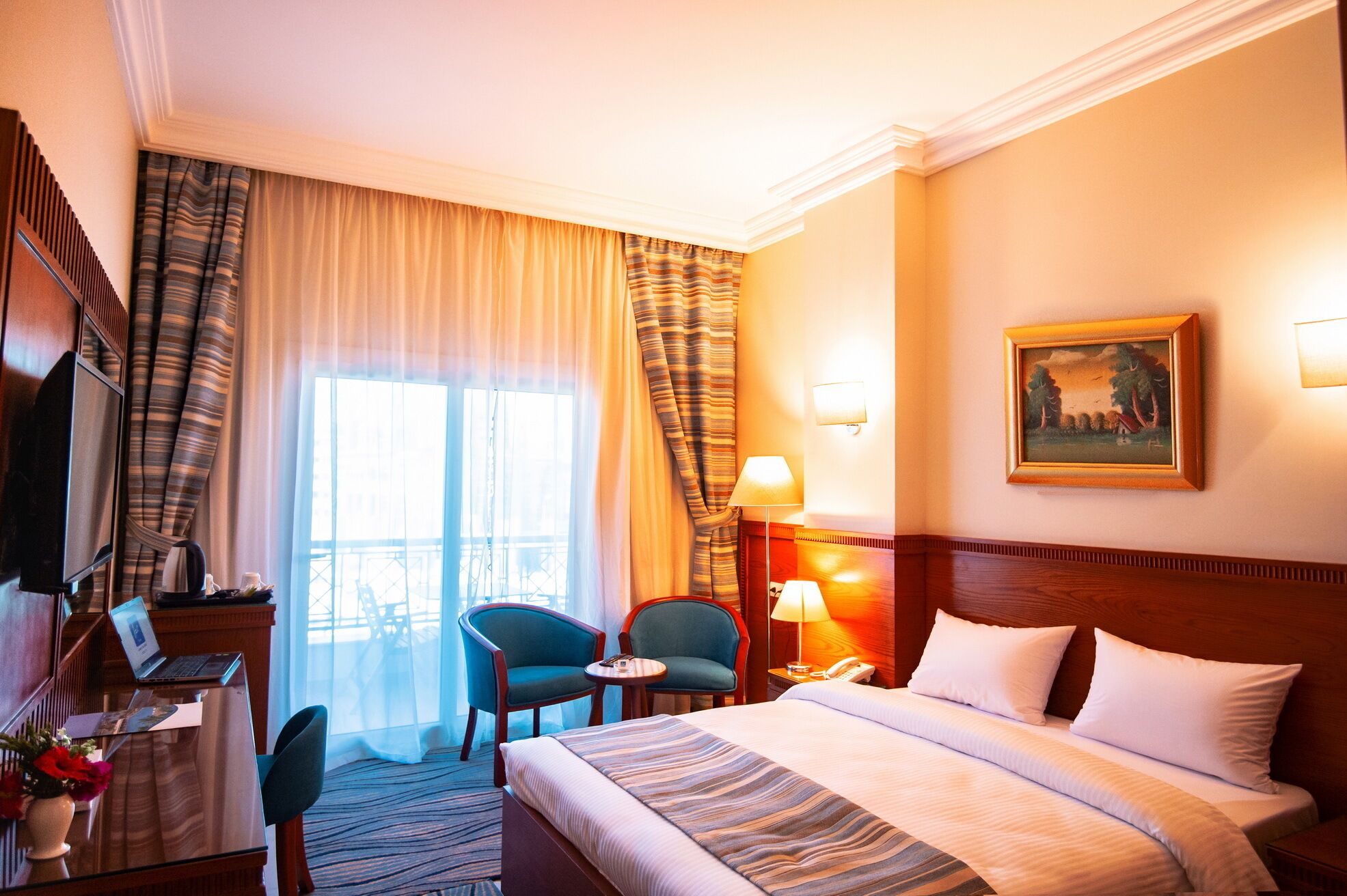 Minibar, wifi y ropa de cama 