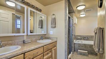 Free toiletries, hair dryer, towels