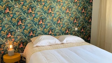 1 bedroom, iron/ironing board, travel crib, free WiFi