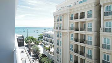 Premium bedding, pillow-top beds, free minibar items, blackout curtains