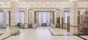 Sitzecke in der Lobby