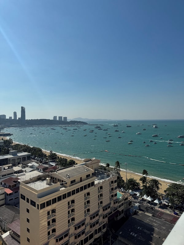 Vue sur la plage/l’océan
