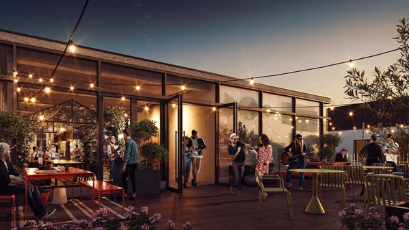 Terrasse sur le toit