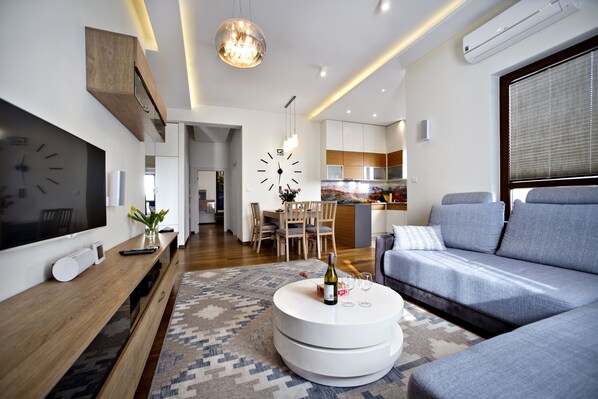 Leilighet – deluxe | Oppholdsrom