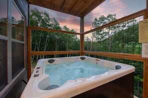 Idromassaggio all'aperto